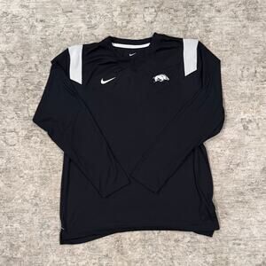Arkansas Razorback Nike Black Long Sleeve Size XL